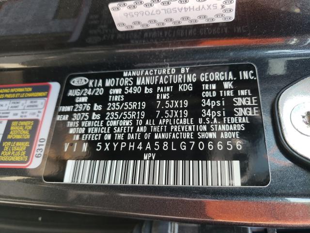 Photo 9 VIN: 5XYPH4A58LG706656 - KIA SORENTO EX 