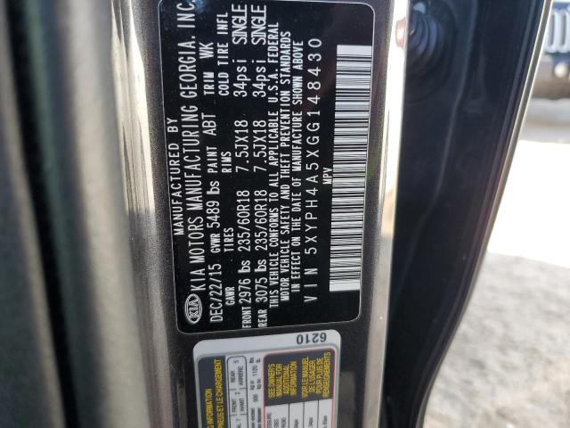 Photo 13 VIN: 5XYPH4A5XGG148430 - KIA SORENTO EX 