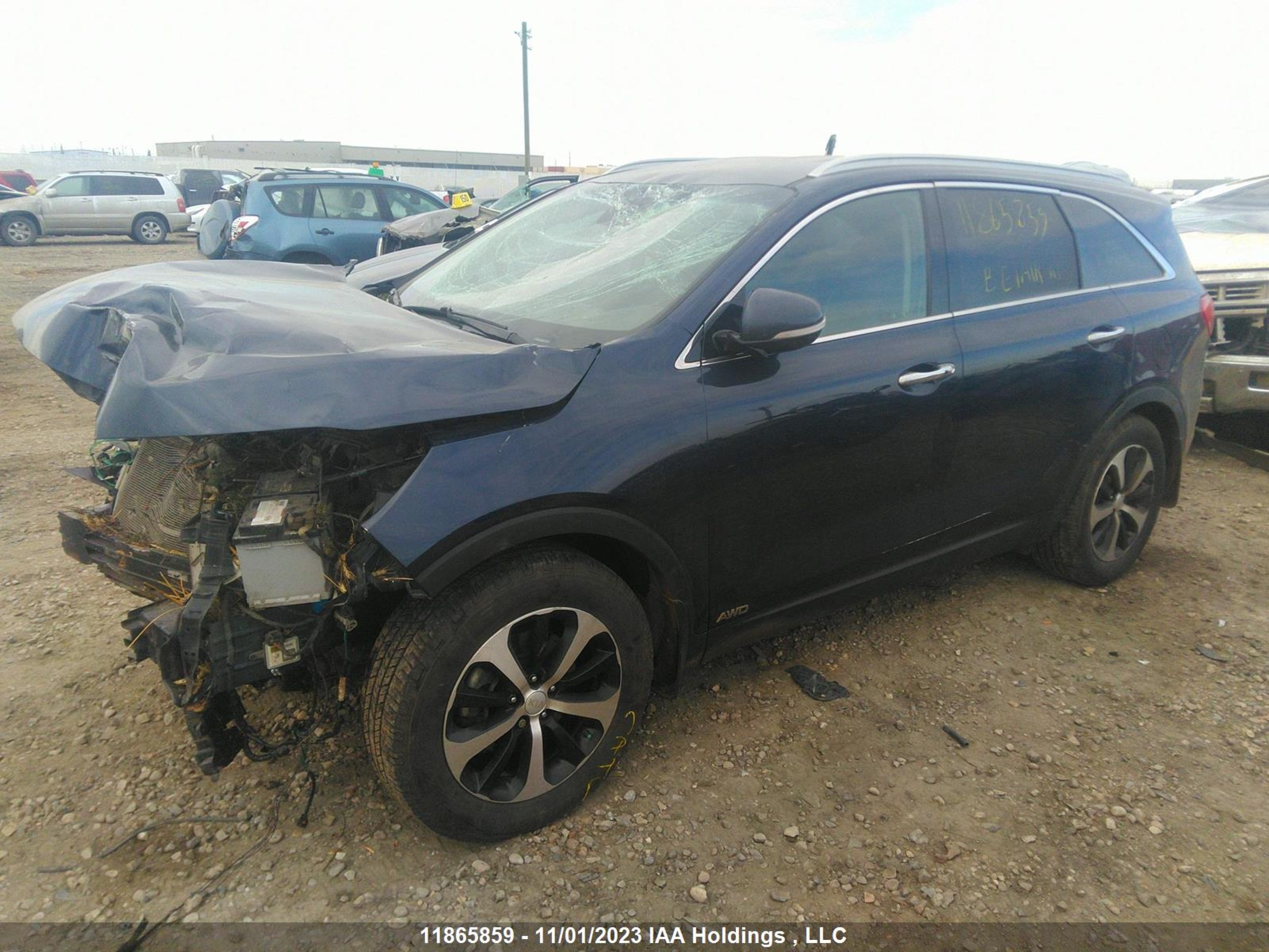 Photo 1 VIN: 5XYPHDA10HG331589 - KIA SORENTO 