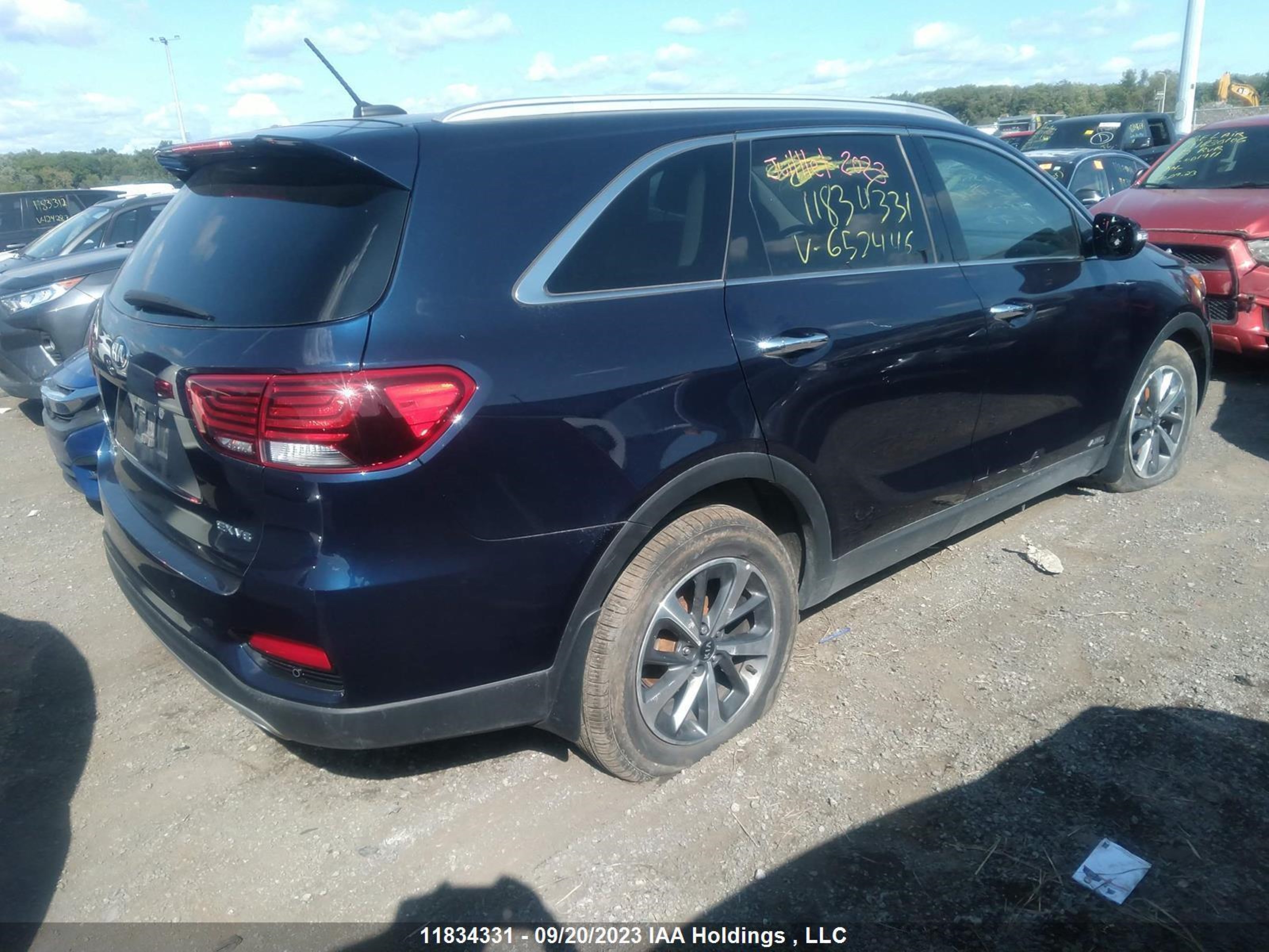 Photo 3 VIN: 5XYPHDA50LG652446 - KIA SORENTO 