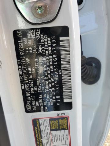 Photo 11 VIN: 5XYPHDA51LG657493 - KIA SORENTO EX 