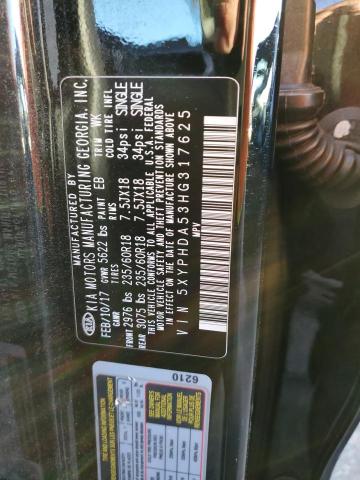 Photo 12 VIN: 5XYPHDA53HG317625 - KIA SORENTO EX 