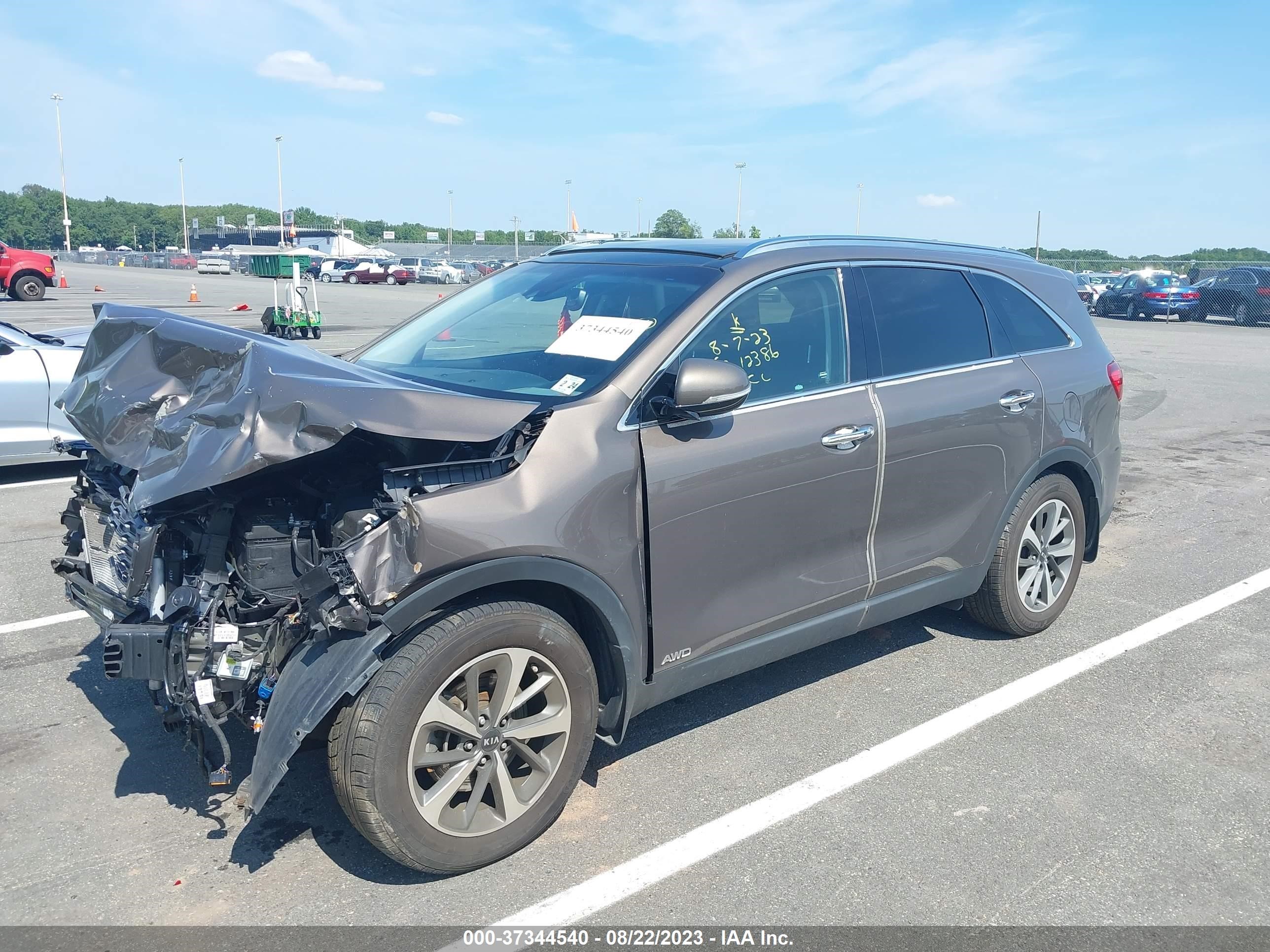 Photo 1 VIN: 5XYPHDA54KG452491 - KIA SORENTO 