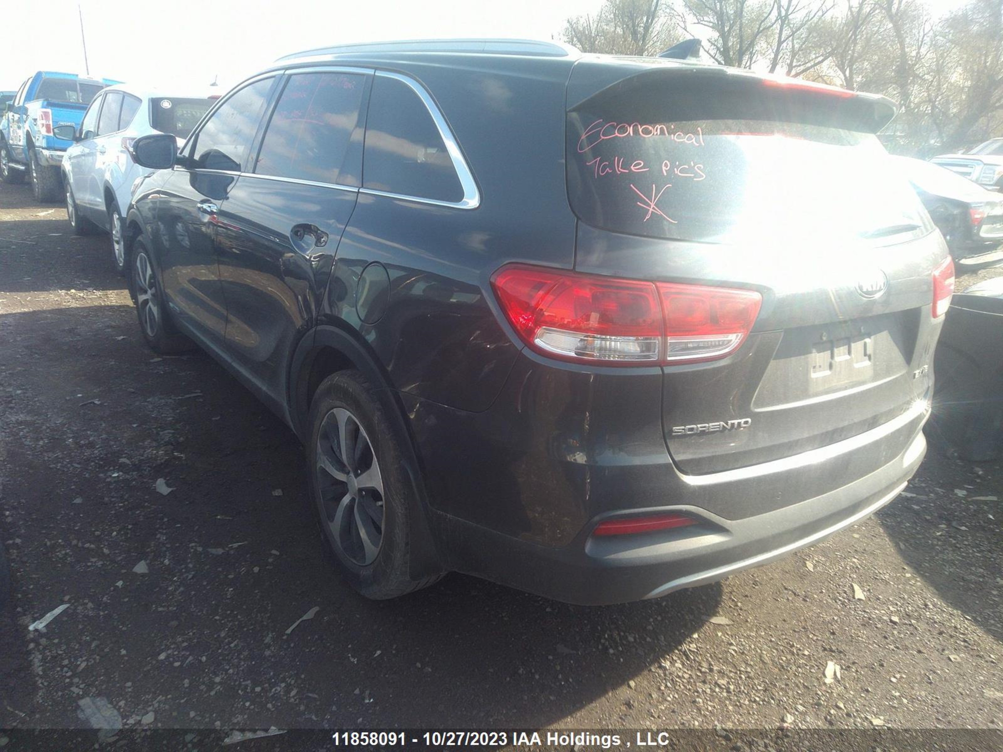 Photo 2 VIN: 5XYPHDA57HG298075 - KIA SORENTO 