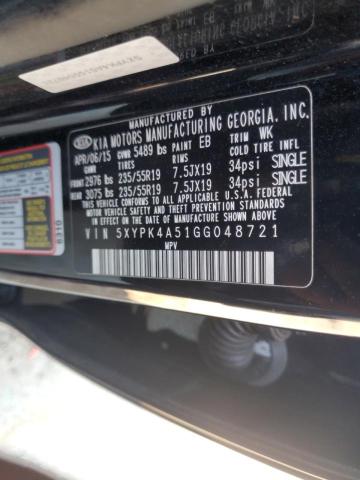 Photo 11 VIN: 5XYPK4A51GG048721 - KIA SORENTO 