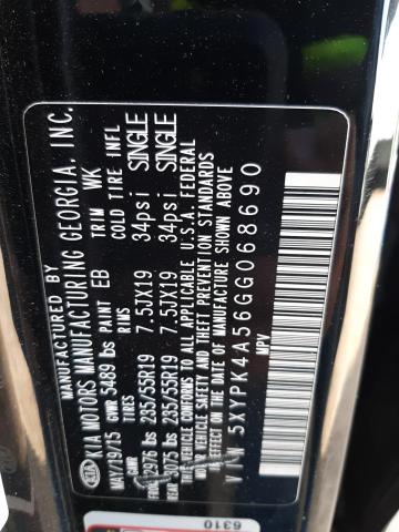 Photo 11 VIN: 5XYPK4A56GG068690 - KIA SORENTO SX 