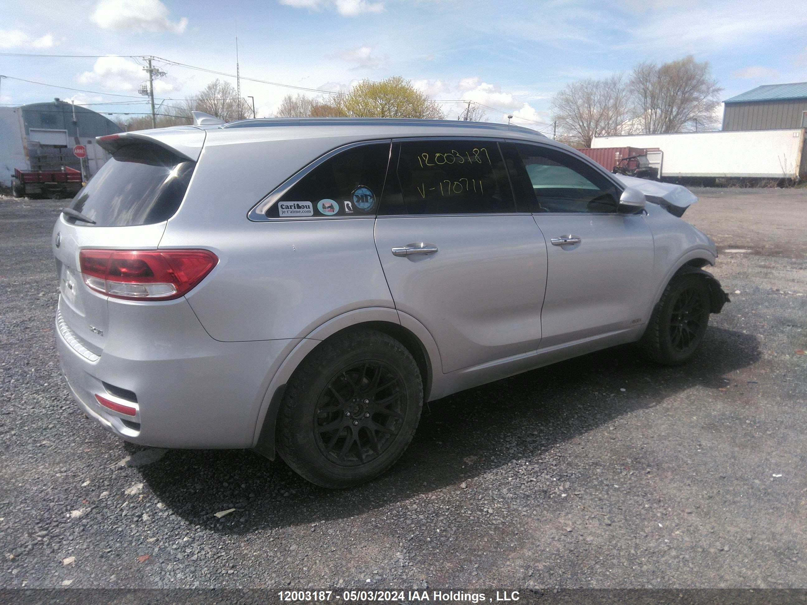 Photo 3 VIN: 5XYPKDA55GG170711 - KIA SORENTO 