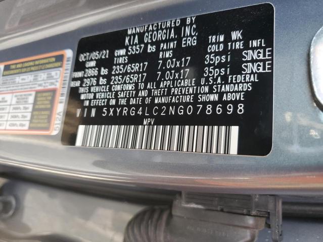 Photo 13 VIN: 5XYRG4LC2NG078698 - KIA SORENTO LX 