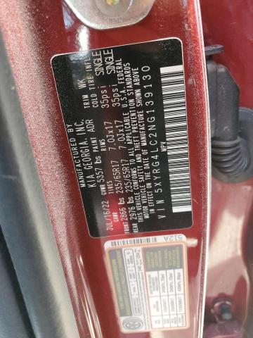 Photo 13 VIN: 5XYRG4LC2NG139130 - KIA SORENTO 