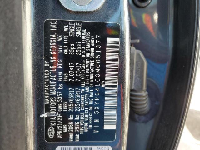 Photo 13 VIN: 5XYRG4LC3MG051377 - KIA SORENTO LX 