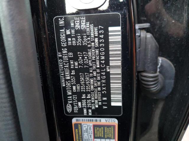 Photo 12 VIN: 5XYRG4LC4MG033437 - KIA SORENTO LX 