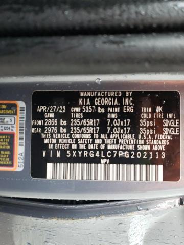 Photo 13 VIN: 5XYRG4LC7PG202113 - KIA SORENTO 