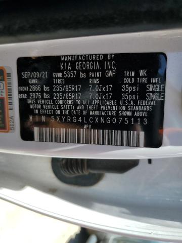 Photo 11 VIN: 5XYRG4LCXNG075113 - KIA SORENTO 