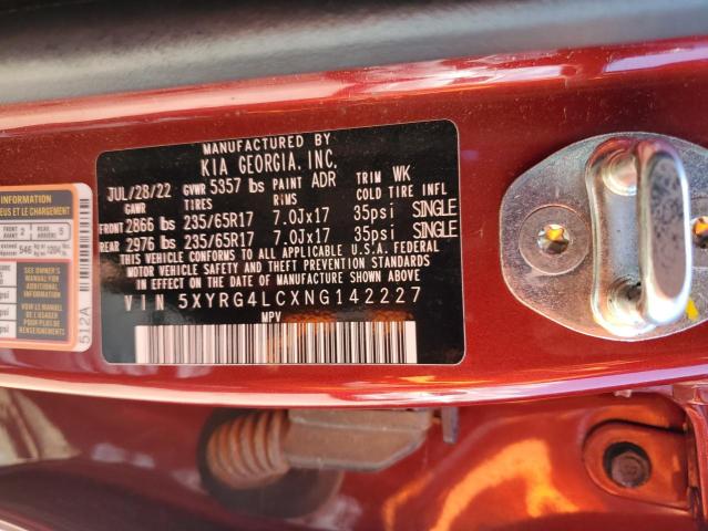 Photo 12 VIN: 5XYRG4LCXNG142227 - KIA SORENTO 