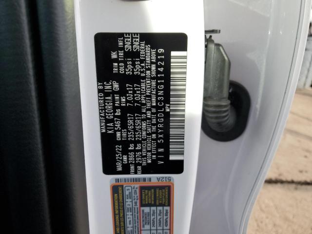 Photo 11 VIN: 5XYRGDLC3NG114219 - KIA SORENTO LX 