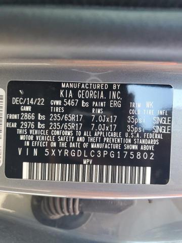 Photo 11 VIN: 5XYRGDLC3PG175802 - KIA SORENTO 