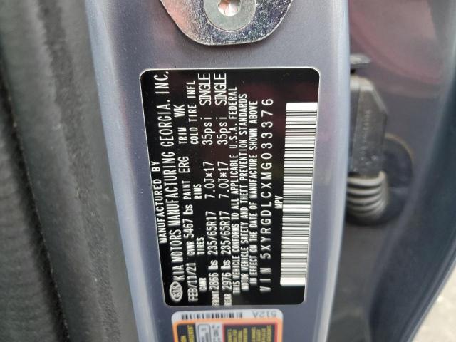 Photo 12 VIN: 5XYRGDLCXMG033376 - KIA SORENTO 