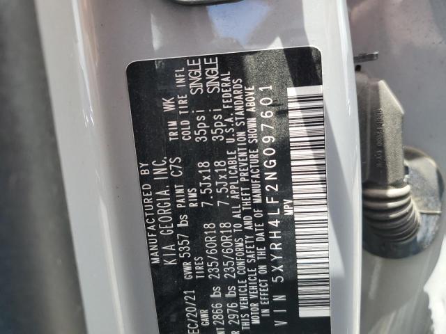 Photo 13 VIN: 5XYRH4LF2NG097601 - KIA SORENTO 