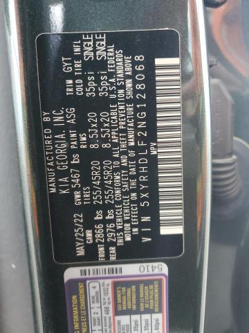 Photo 12 VIN: 5XYRHDLF2NG128068 - KIA SORENTO 