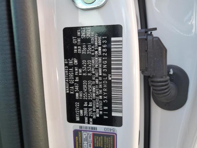 Photo 12 VIN: 5XYRHDLF3NG128631 - KIA SORENTO EX 