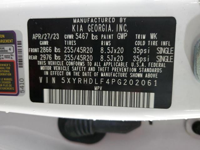 Photo 12 VIN: 5XYRHDLF4PG202061 - KIA SORENTO 