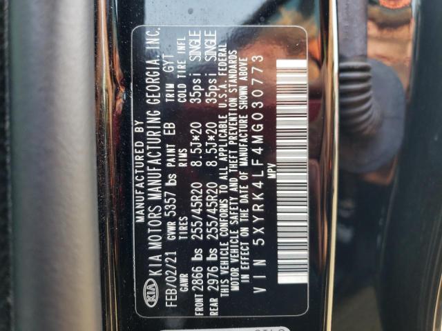 Photo 13 VIN: 5XYRK4LF4MG030773 - KIA SORENTO SX 