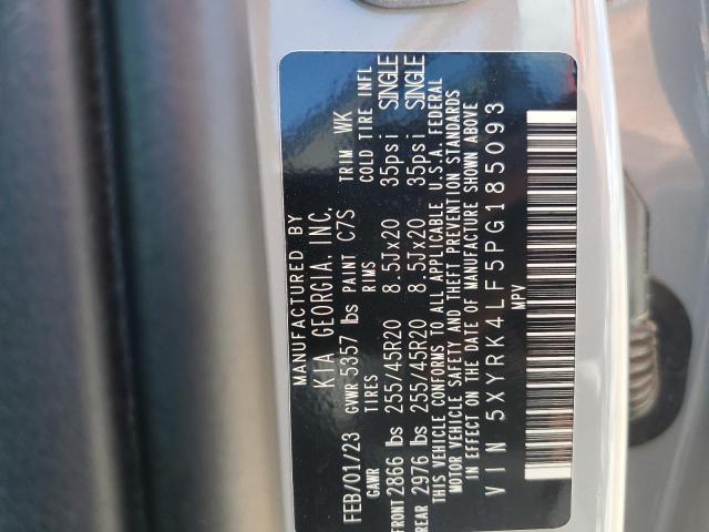 Photo 13 VIN: 5XYRK4LF5PG185093 - KIA SORENTO SX 