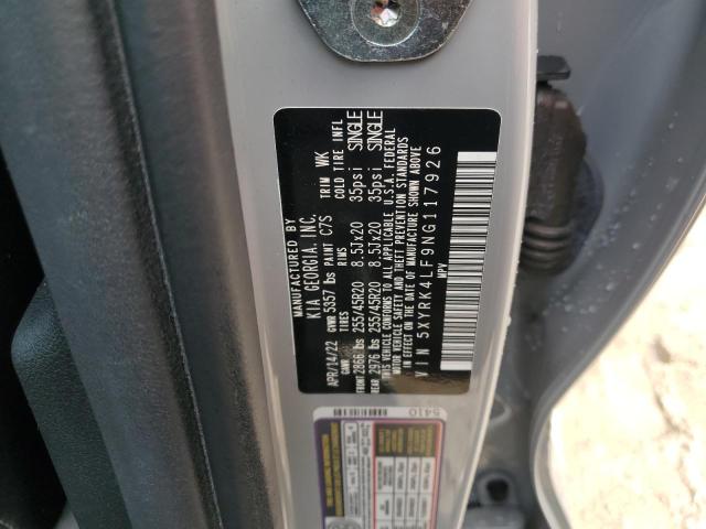 Photo 12 VIN: 5XYRK4LF9NG117926 - KIA SORENTO 