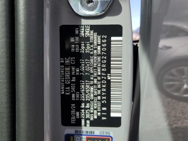 Photo 13 VIN: 5XYRKDJF8RG270662 - KIA SORENTO SX 