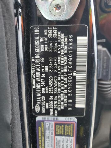 Photo 11 VIN: 5XYRKDLF0MG015686 - KIA SORENTO SX 