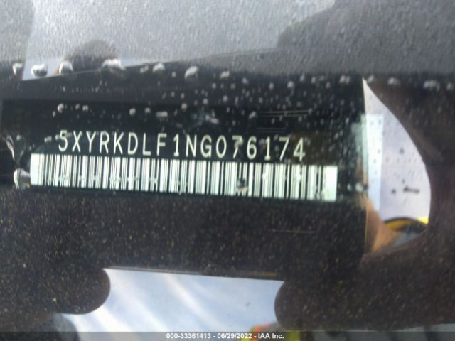 Photo 8 VIN: 5XYRKDLF1NG076174 - KIA SORENTO 