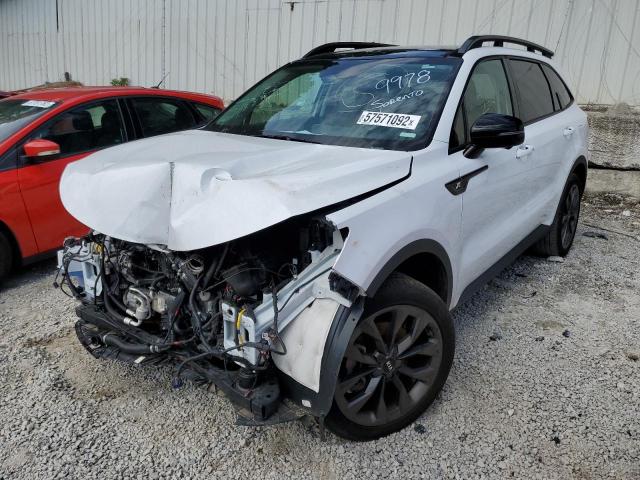 Photo 1 VIN: 5XYRKDLF5MG009978 - KIA SORENTO SX 