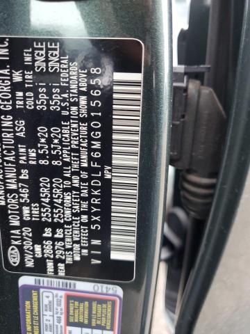 Photo 11 VIN: 5XYRKDLF6MG015658 - KIA SORENTO SX 