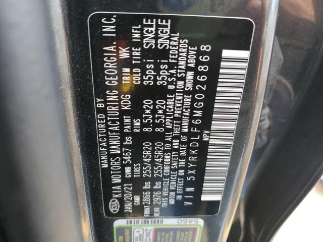 Photo 12 VIN: 5XYRKDLF6MG026868 - KIA SORENTO SX 