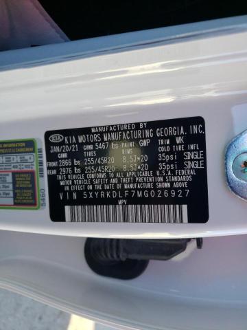 Photo 9 VIN: 5XYRKDLF7MG026927 - KIA SORENTO SX 