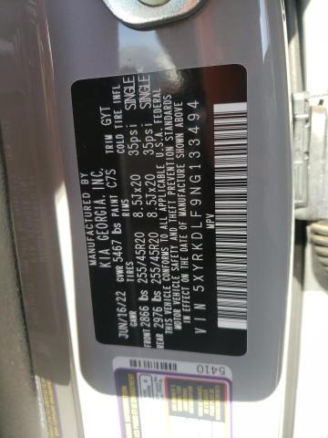 Photo 12 VIN: 5XYRKDLF9NG133494 - KIA SORENTO 