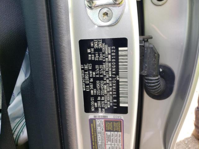 Photo 12 VIN: 5XYRKDLFXNG091823 - KIA SORENTO 