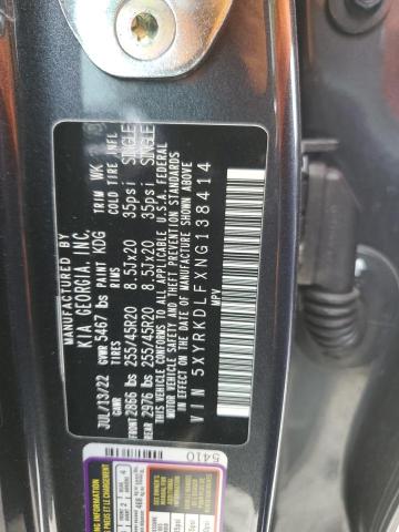 Photo 11 VIN: 5XYRKDLFXNG138414 - KIA SORENTO SX 