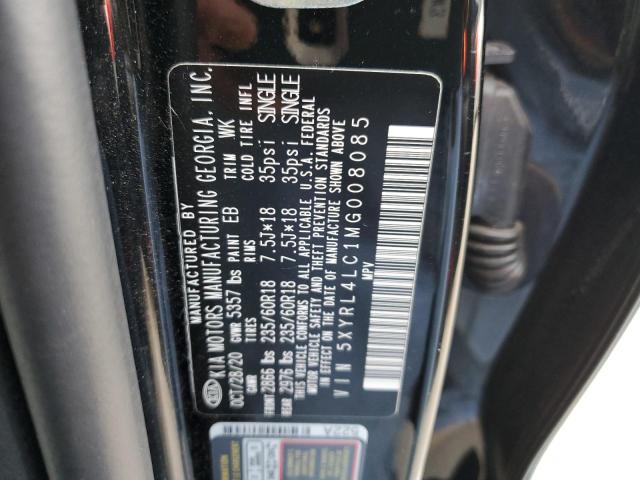 Photo 13 VIN: 5XYRL4LC1MG008085 - KIA SORENTO S 