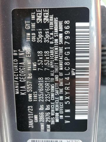 Photo 13 VIN: 5XYRL4LC8PG179968 - KIA SORENTO S 