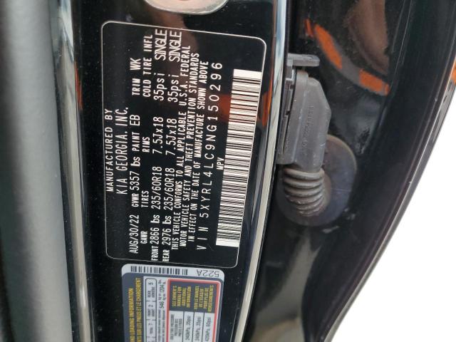 Photo 11 VIN: 5XYRL4LC9NG150296 - KIA SORENTO 