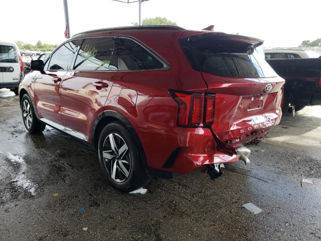 Photo 2 VIN: 5XYRL4LCXMG003564 - KIA SORENTO S 