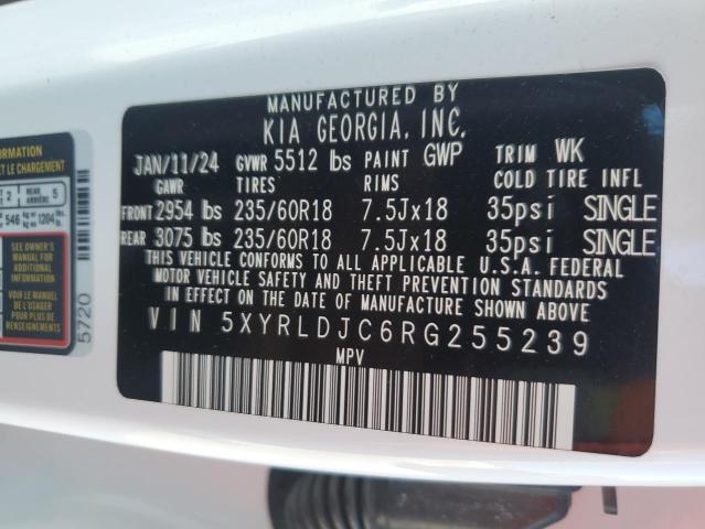 Photo 12 VIN: 5XYRLDJC6RG255239 - KIA SORENTO S 