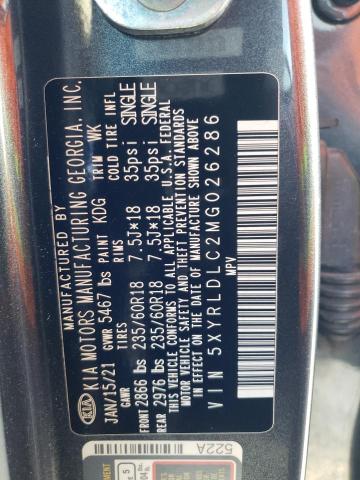 Photo 12 VIN: 5XYRLDLC2MG026286 - KIA SORENTO 