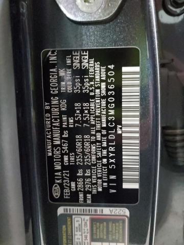 Photo 9 VIN: 5XYRLDLC3MG036504 - KIA SORENTO S 