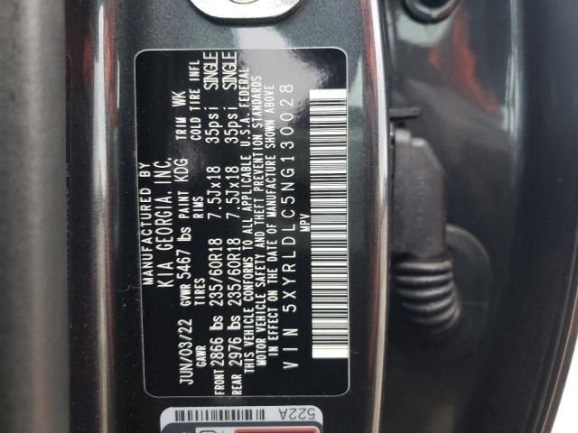 Photo 11 VIN: 5XYRLDLC5NG130028 - KIA SORENTO S 