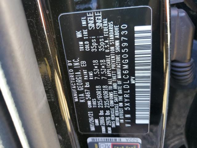 Photo 9 VIN: 5XYRLDLC6MG059730 - KIA SORENTO S 