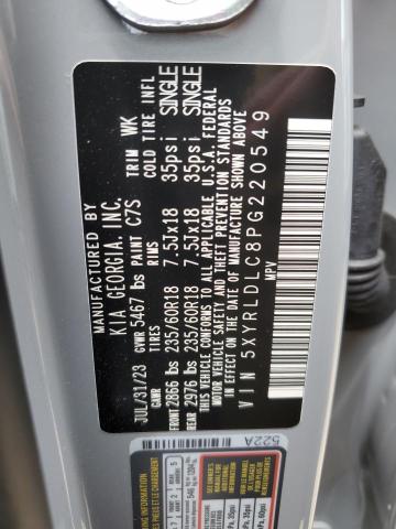 Photo 12 VIN: 5XYRLDLC8PG220549 - KIA SORENTO 