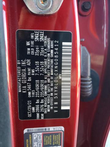 Photo 11 VIN: 5XYRLDLCXNG085412 - KIA SORENTO 