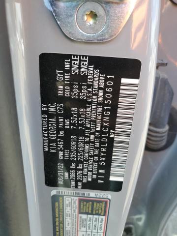 Photo 12 VIN: 5XYRLDLCXNG150601 - KIA SORENTO 